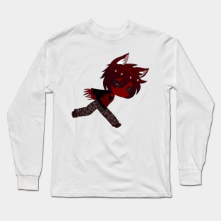 Foxy Fnaf Chibi Version Long Sleeve T-Shirt